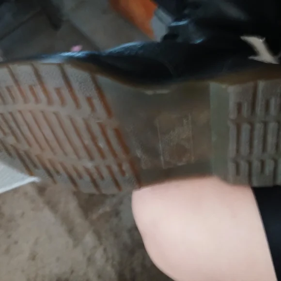 Dr. Martens Black Boots with Brown Sole - Picture 2 of 4